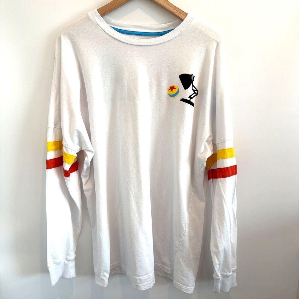 Disney Pixar Sz XL Hype Jersey White BoxLunch Exclusive Luxo Jr Lamp Ball Fandom - Picture 2 of 11